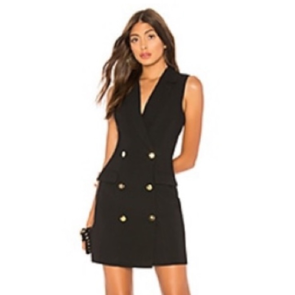 Superdown Sleeveless Blazer Dress